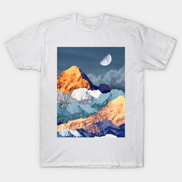 When Men and Mountains meet T-Shirt by leafandpetaldesign